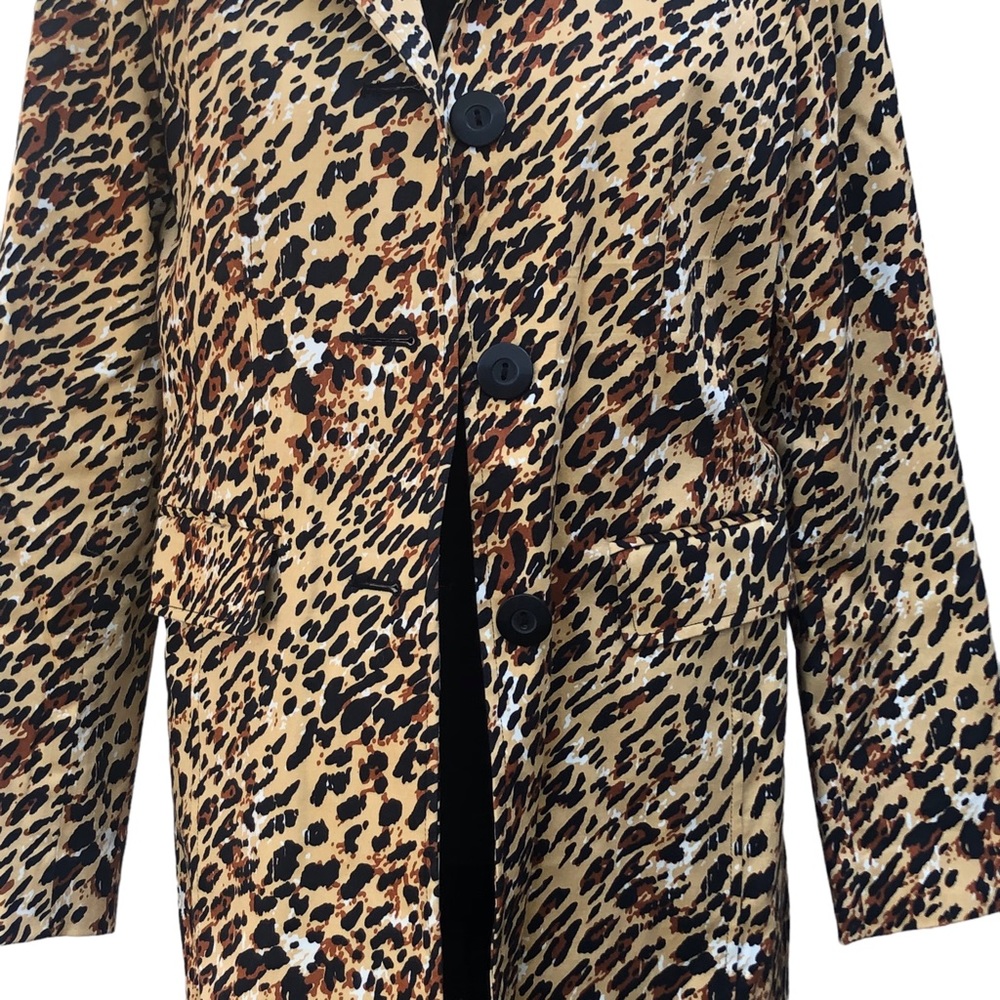 Worthington Stretch Cheetah Animal Print Jacket size Medium - Picture 9 of 14